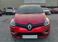 2018 68 RENAULT CLIO 1.0 TCe GT-LINE NAV UNRECORDED DAMAGED SALVAGE