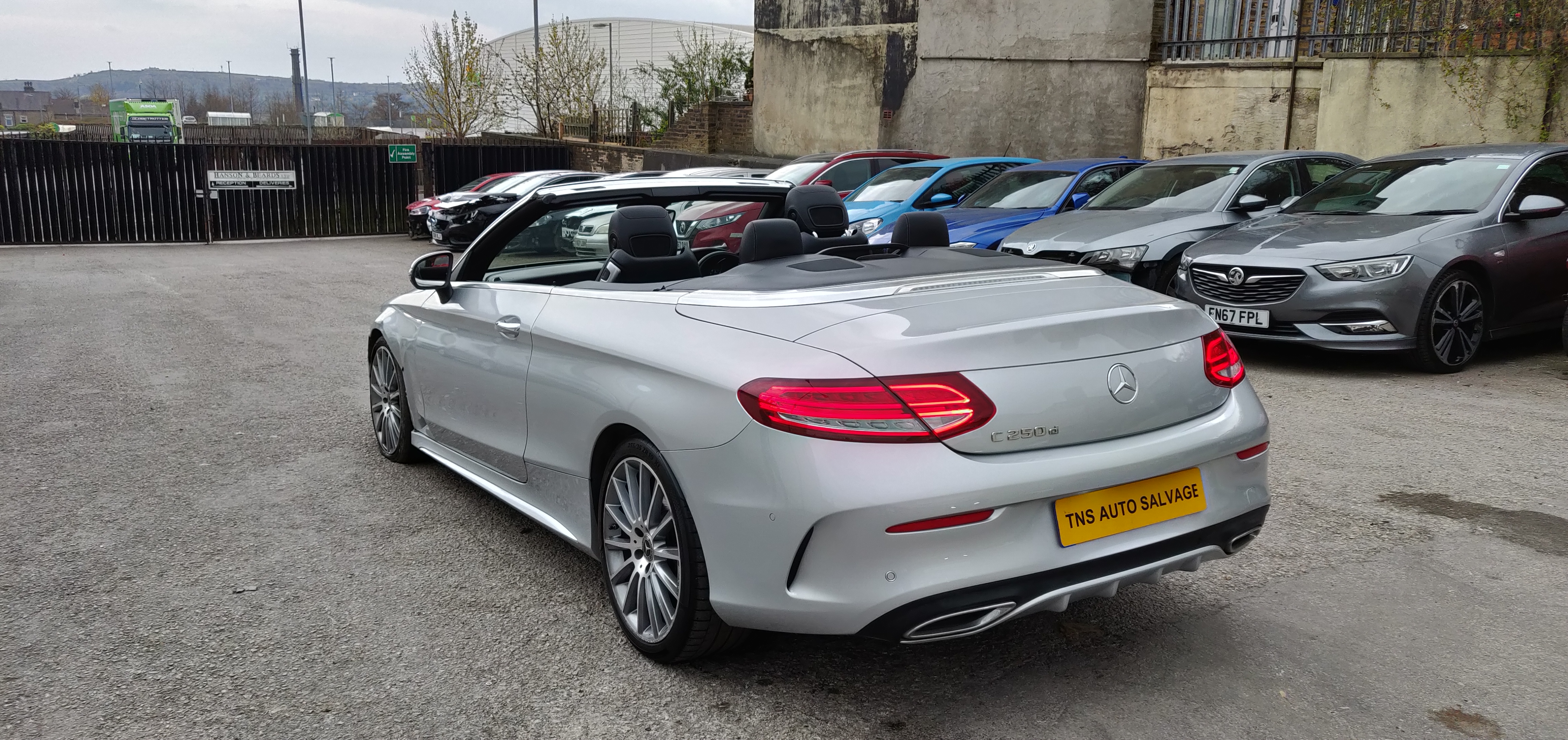 2017 MERCEDES-BENZ C CLASS C250D CONVERTIBLE AMG LINE SALVAGE