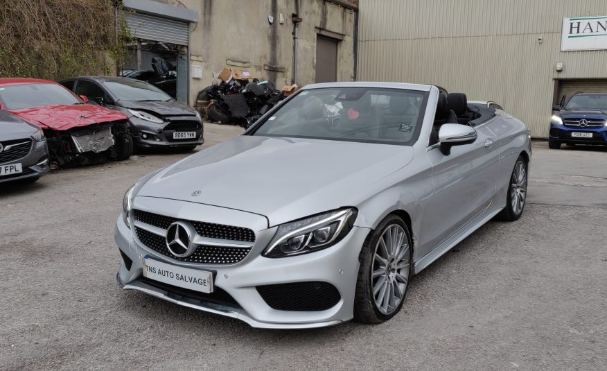 2017 MERCEDES-BENZ C CLASS C250D CONVERTIBLE AMG LINE SALVAGE