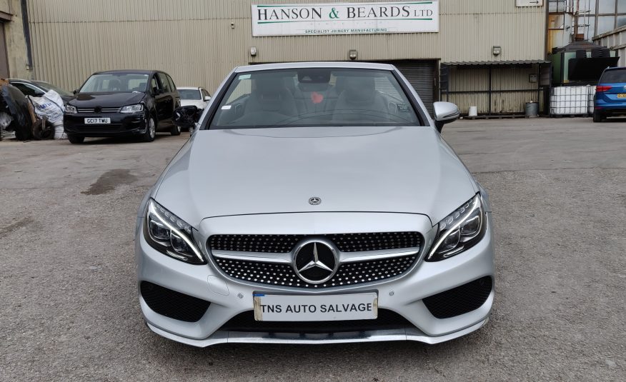 2017 MERCEDES-BENZ C CLASS C250D CONVERTIBLE AMG LINE SALVAGE