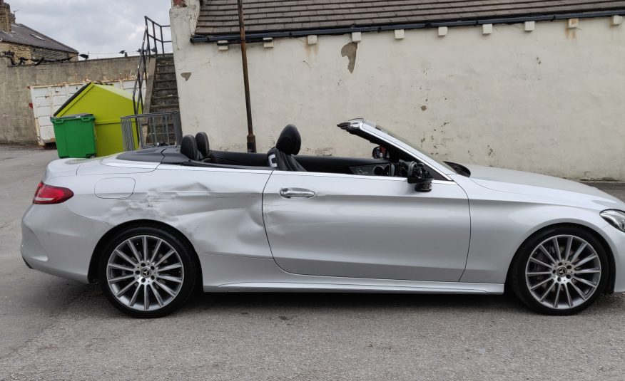 2017 MERCEDES-BENZ C CLASS C250D CONVERTIBLE AMG LINE SALVAGE