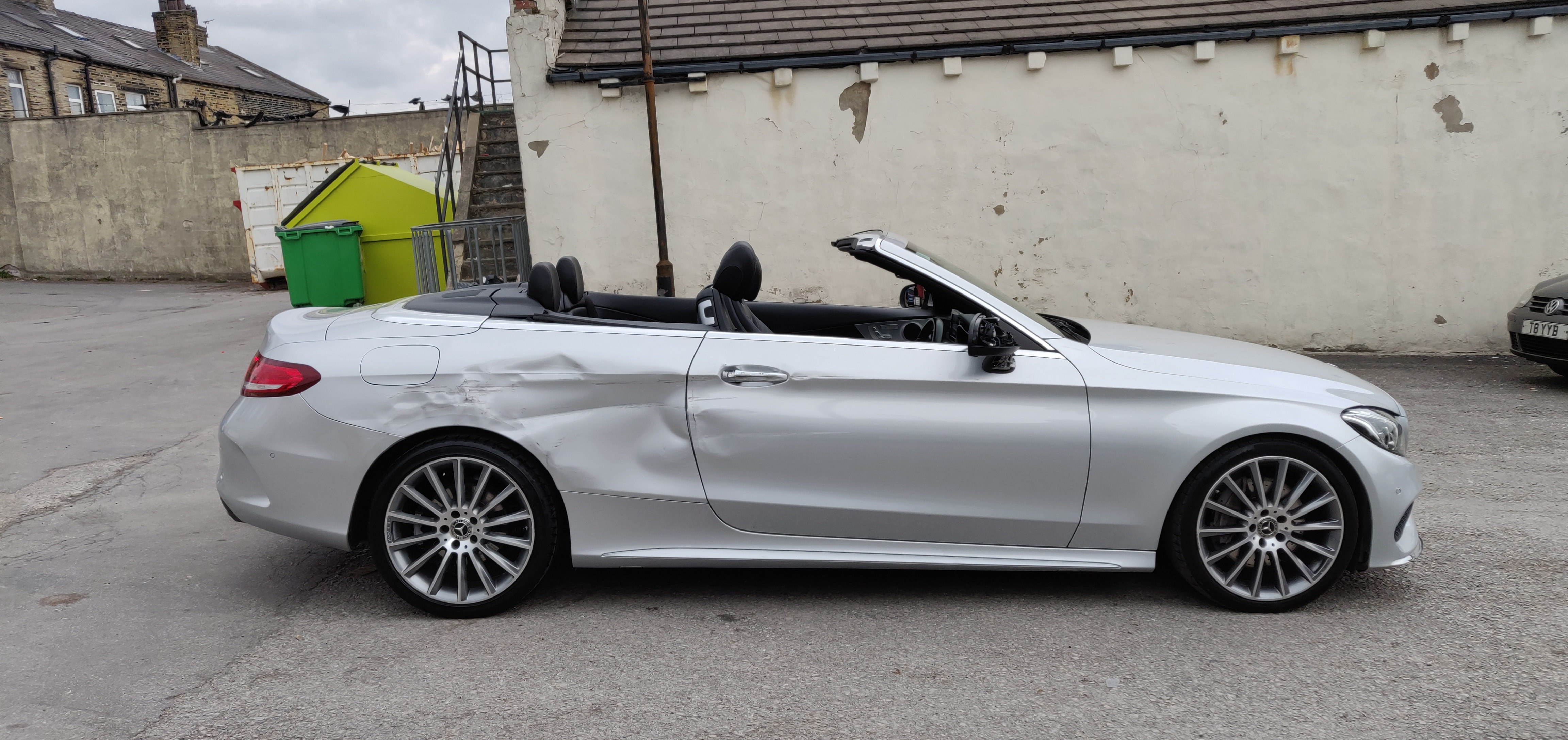 2017 MERCEDES-BENZ C CLASS C250D CONVERTIBLE AMG LINE SALVAGE