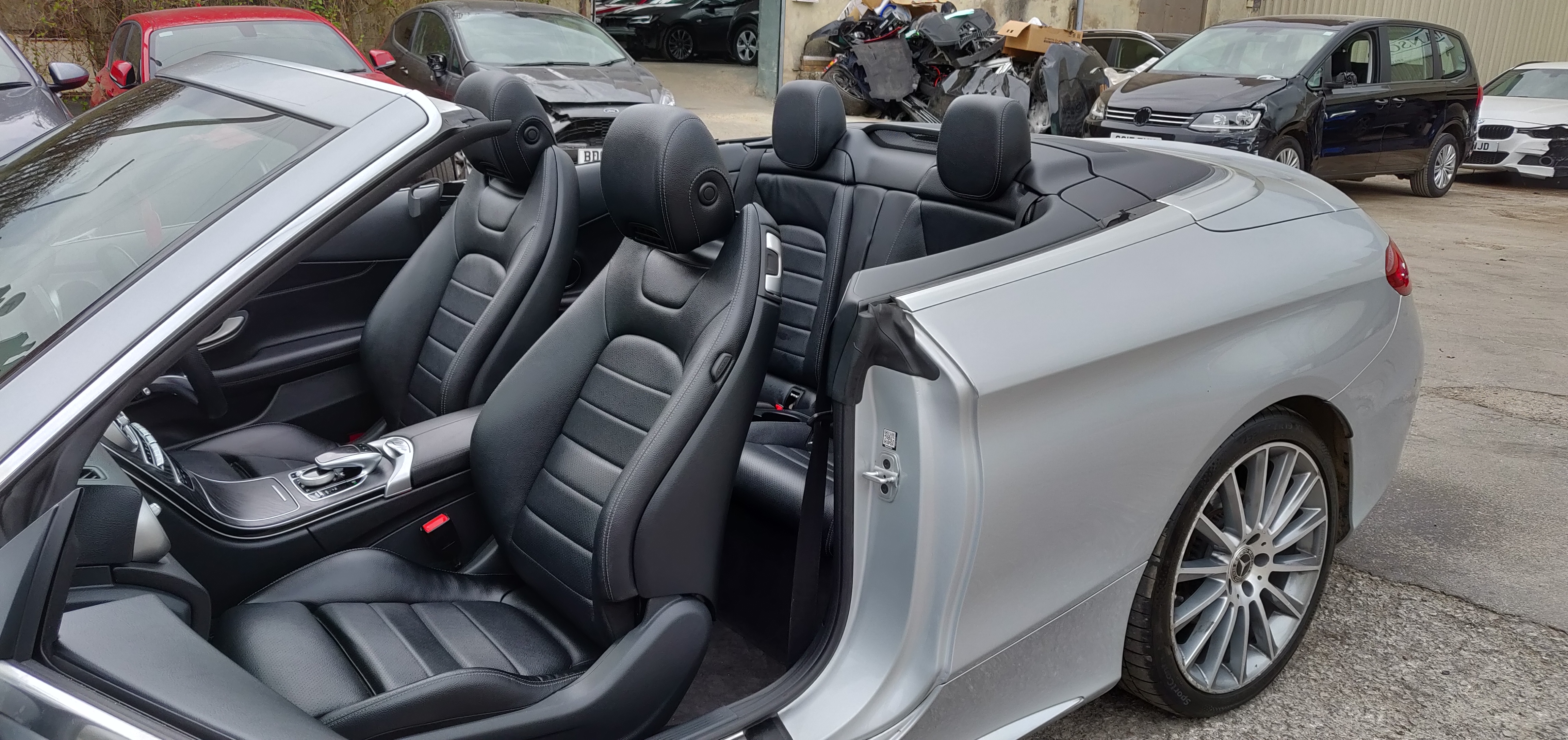 2017 MERCEDES-BENZ C CLASS C250D CONVERTIBLE AMG LINE SALVAGE