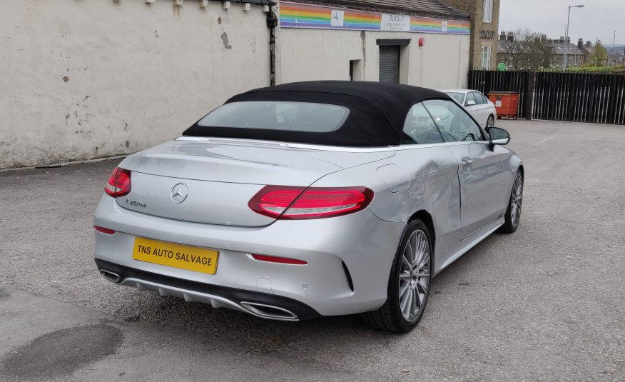 2017 MERCEDES-BENZ C CLASS C250D CONVERTIBLE AMG LINE SALVAGE