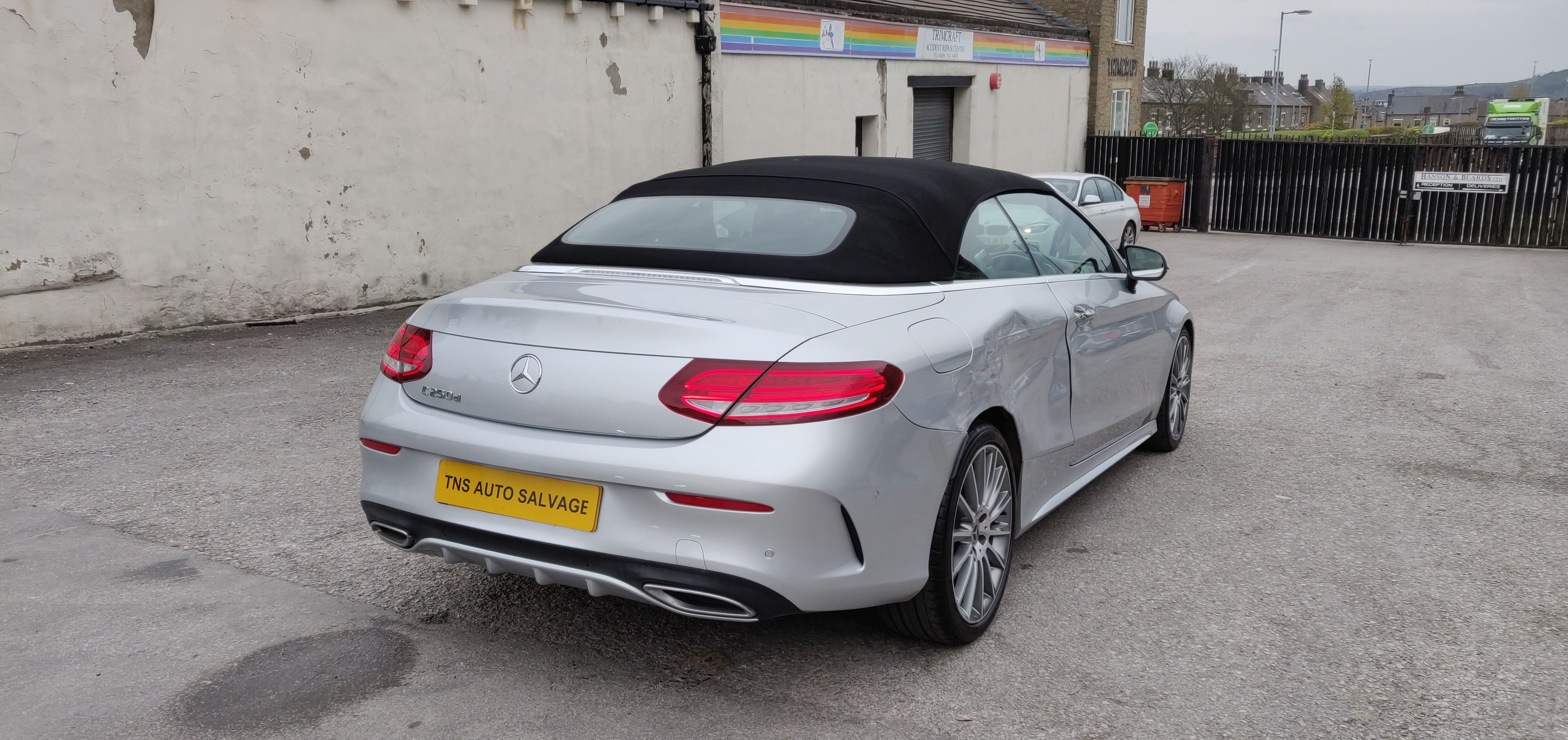 2017 MERCEDES-BENZ C CLASS C250D CONVERTIBLE AMG LINE SALVAGE
