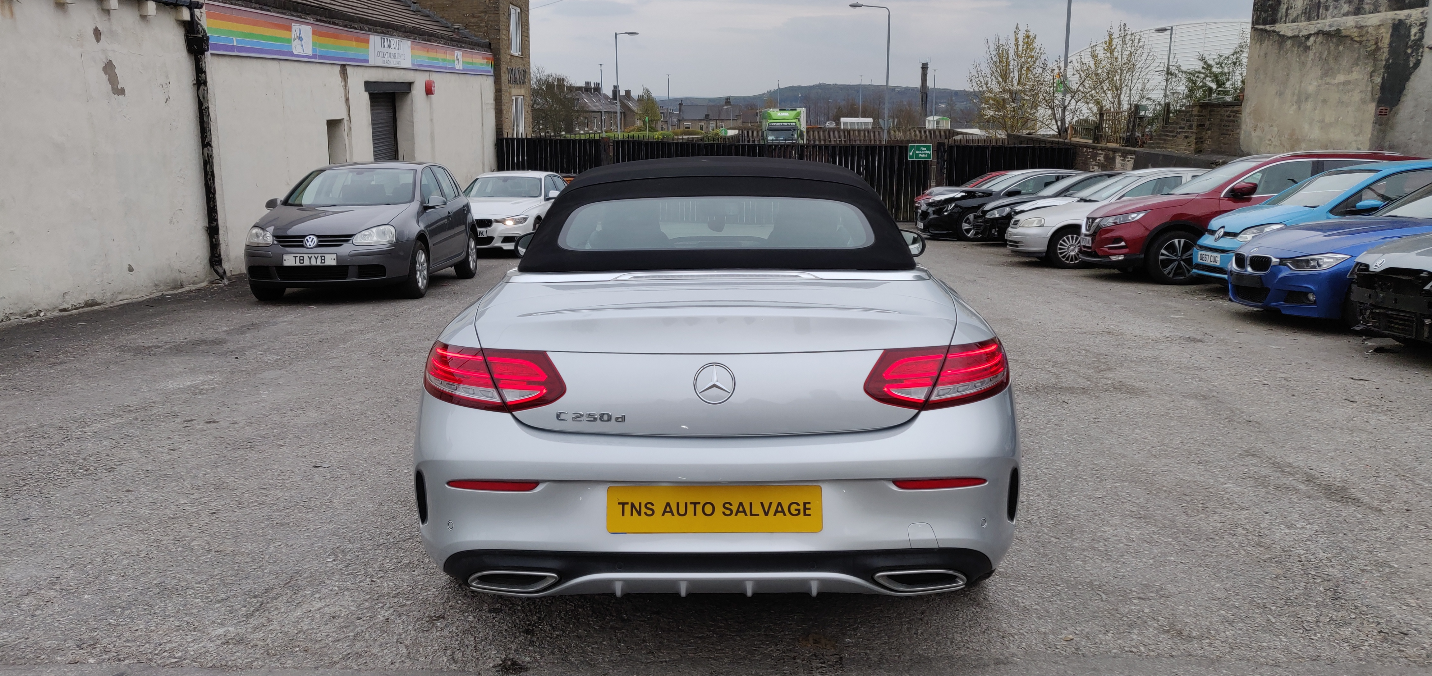 2017 MERCEDES-BENZ C CLASS C250D CONVERTIBLE AMG LINE SALVAGE