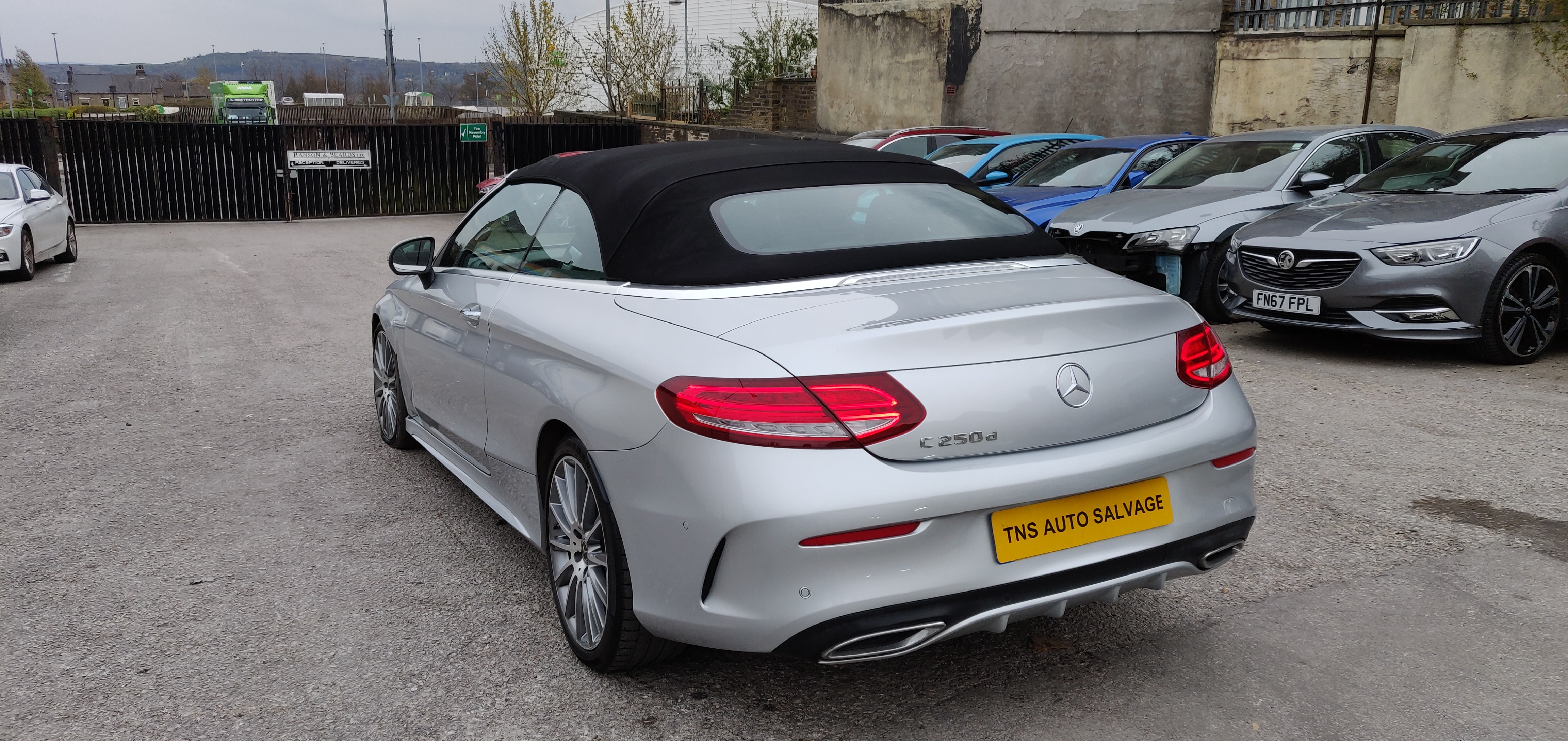 2017 MERCEDES-BENZ C CLASS C250D CONVERTIBLE AMG LINE SALVAGE