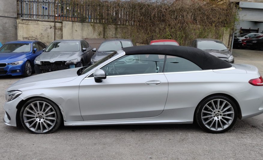 2017 MERCEDES-BENZ C CLASS C250D CONVERTIBLE AMG LINE SALVAGE