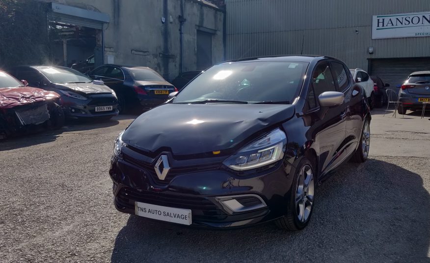 2019 19 RENAULT CLIO 1.0 GT LINE TCE CAT N DAMAGED SALVAGE