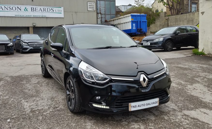 2018 68 RENAULT CLIO 1.0 TCe ICONIC NAV UNRECORDED DAMAGED SALVAGE