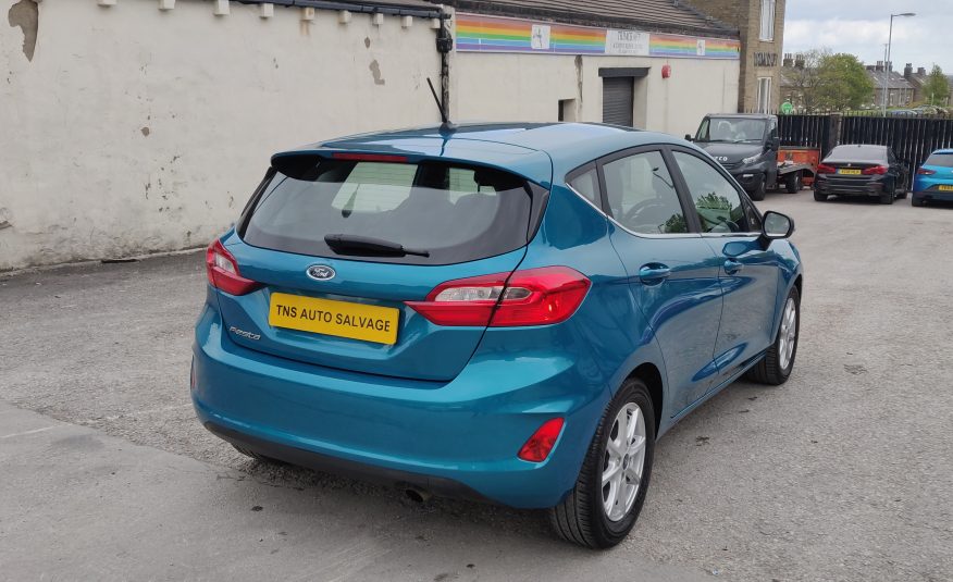 2018 18 FORD FIESTA ZETEC 1.0L TURBO WITH NAV CAT N DAMAGED SALVAGE