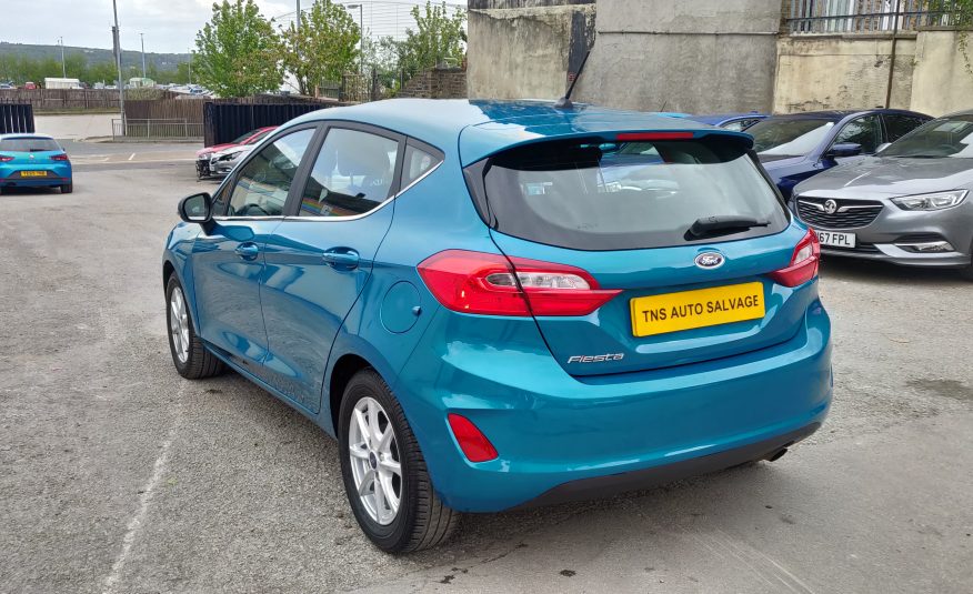 2018 18 FORD FIESTA ZETEC 1.0L TURBO WITH NAV CAT N DAMAGED SALVAGE