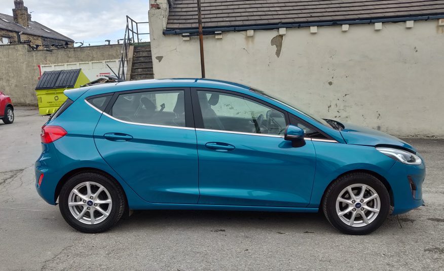 2018 18 FORD FIESTA ZETEC 1.0L TURBO WITH NAV CAT N DAMAGED SALVAGE