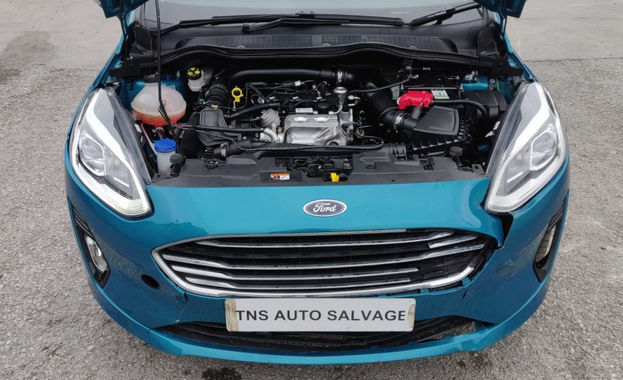 2018 18 FORD FIESTA ZETEC 1.0L TURBO WITH NAV CAT N DAMAGED SALVAGE