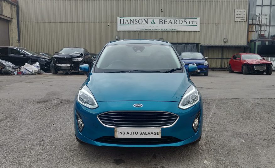 2018 18 FORD FIESTA TITANIUM 1.0T ECOBOOST NAV CAT S DAMAGED SALVAGE