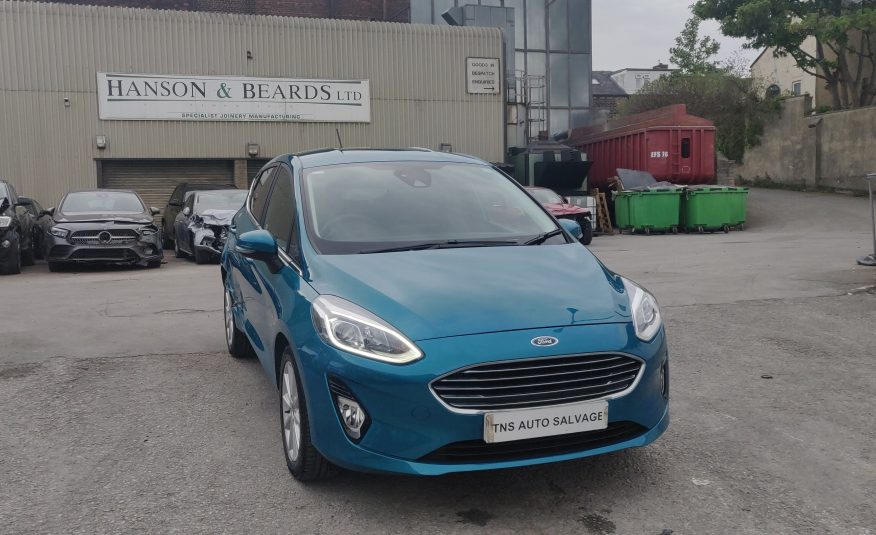 2018 18 FORD FIESTA TITANIUM 1.0T ECOBOOST NAV CAT S DAMAGED SALVAGE