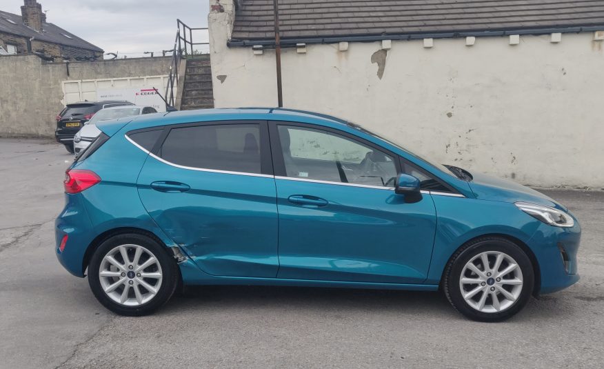 2018 18 FORD FIESTA TITANIUM 1.0T ECOBOOST NAV CAT S DAMAGED SALVAGE