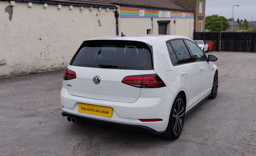 2018 VOLKSWAGEN GOLF GTD 2.0 TDi MK 7.5 UNRECORDED DAMAGED SALVAGE