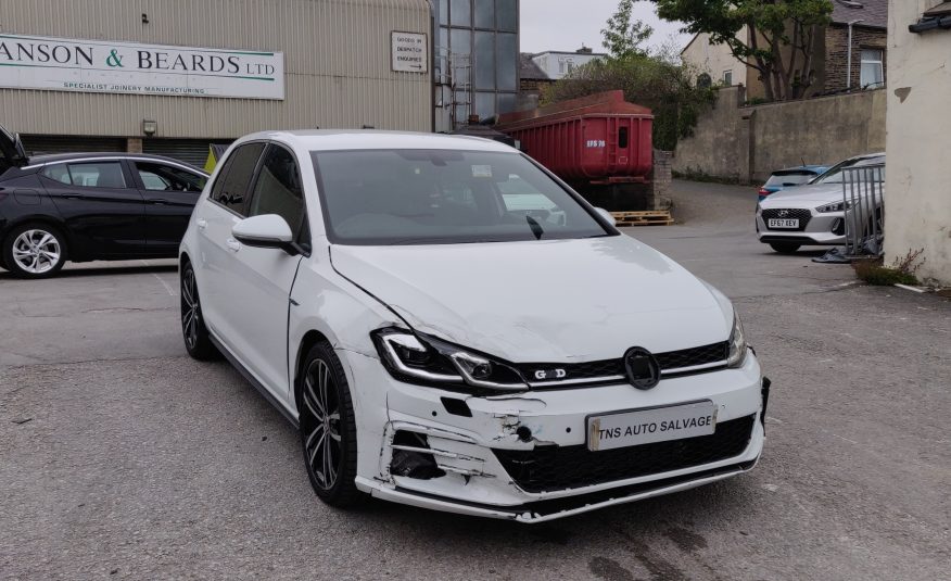 2018 VOLKSWAGEN GOLF GTD 2.0 TDi MK 7.5 UNRECORDED DAMAGED SALVAGE