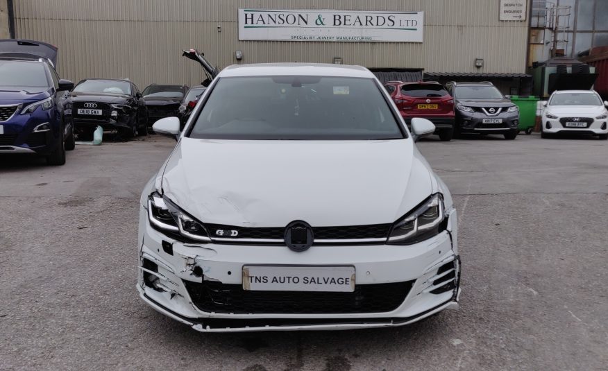 2018 VOLKSWAGEN GOLF GTD 2.0 TDi MK 7.5 UNRECORDED DAMAGED SALVAGE