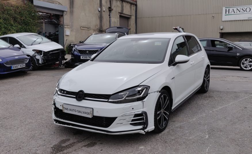 2018 VOLKSWAGEN GOLF GTD 2.0 TDi MK 7.5 UNRECORDED DAMAGED SALVAGE