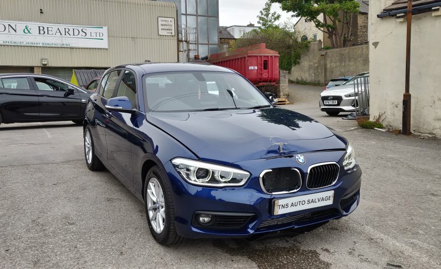 2019 BMW 1 SERIES 118i 1.5 AUTO SE BUSINESS SPORTS UNRECORDED DAMAGED SALVAGE