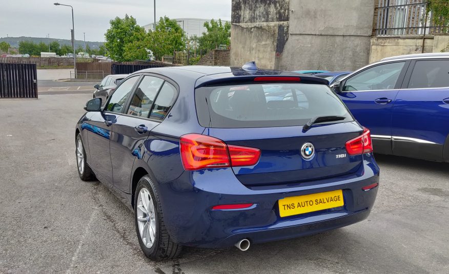 2019 BMW 1 SERIES 118i 1.5 AUTO SE BUSINESS SPORTS UNRECORDED DAMAGED SALVAGE