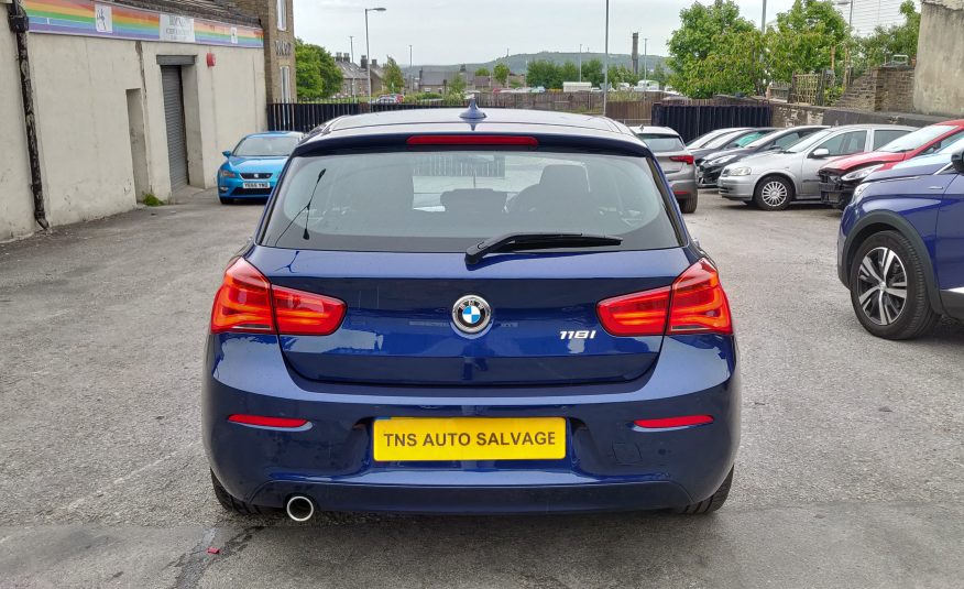 2019 BMW 1 SERIES 118i 1.5 AUTO SE BUSINESS SPORTS UNRECORDED DAMAGED SALVAGE