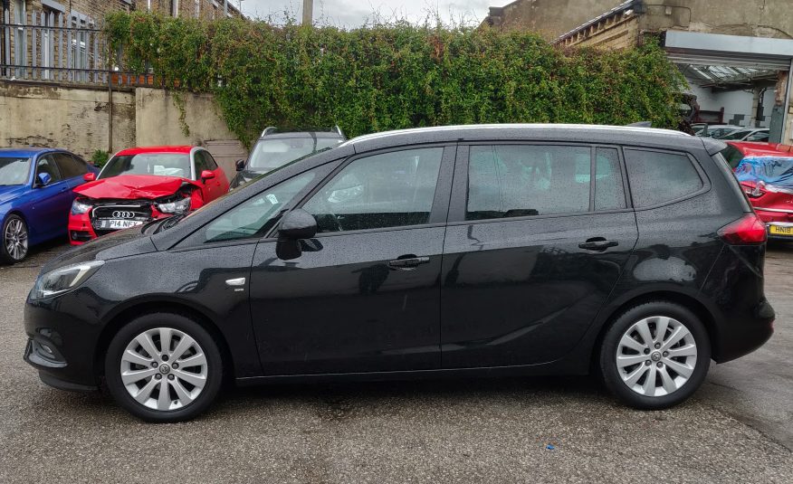 2017 VAUXHALL ZAFIRA TOURER SRI NAV 1.6 CDTi UNRECORDED DAMAGED SALVAGE