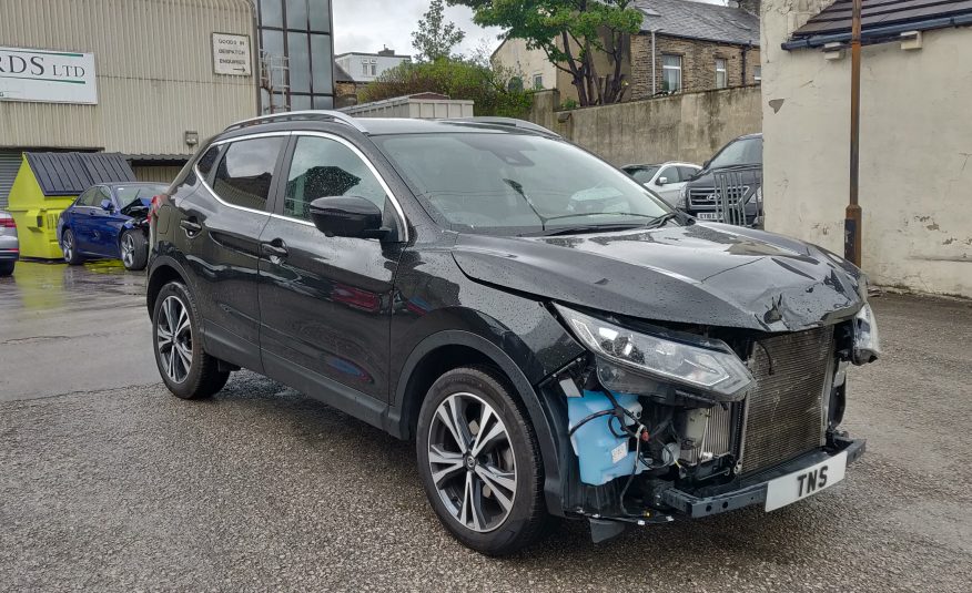 2018 NISSAN QASHQAI N-CONNECTA 1.2 DIG-T CAT S DAMAGED SALVAGE