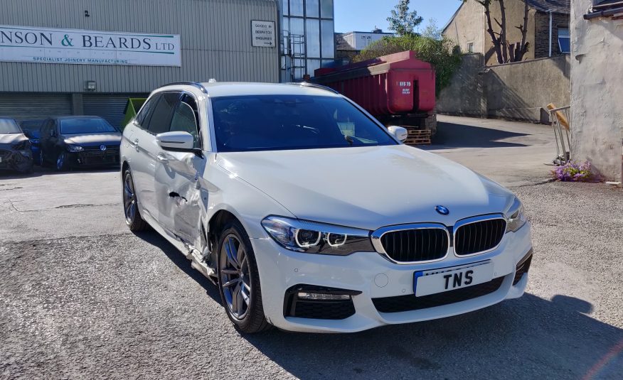 2019 BMW 5 SERIES 520D M SPORT TOURING AUTO UNRECORDED DAMAGED SALVAGE