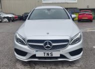 2017 MERCEDES-BENZ C CLASS C220 2.1D COUPE AMG LINE UNRECORDED DAMAGED SALVAGE