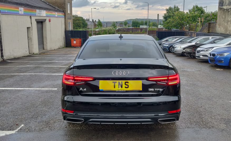 2019 19 AUDI A4 2.0 TFSI 35 BLACK EDITION AUTO UNRECORDED DAMAGED SALVAGE