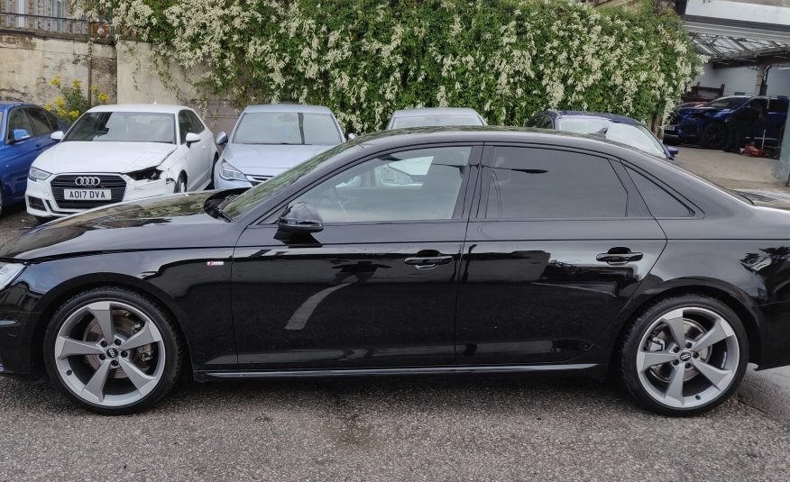 2019 19 AUDI A4 2.0 TFSI 35 BLACK EDITION AUTO UNRECORDED DAMAGED SALVAGE