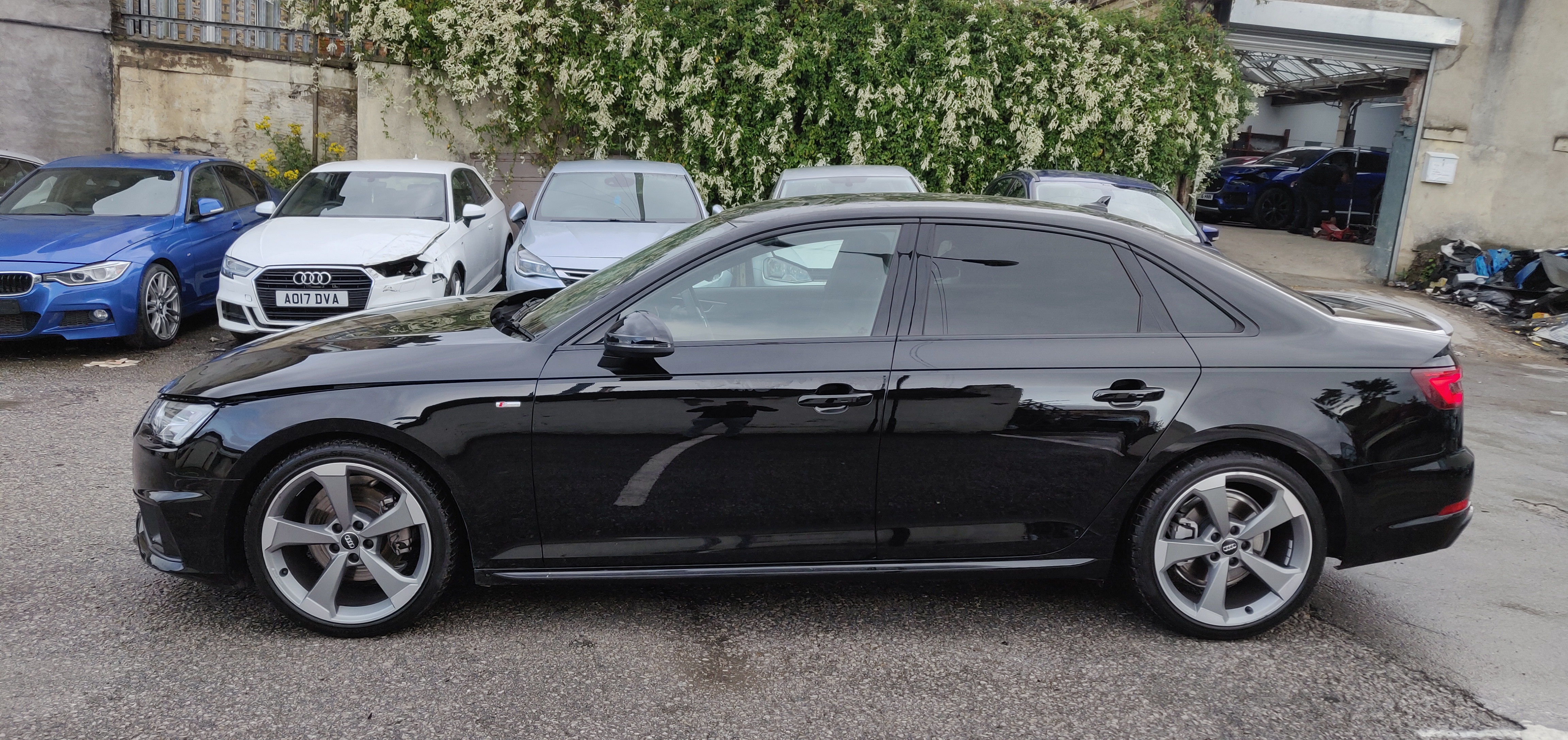 2019 19 AUDI A4 2.0 TFSI 35 BLACK EDITION AUTO UNRECORDED DAMAGED SALVAGE