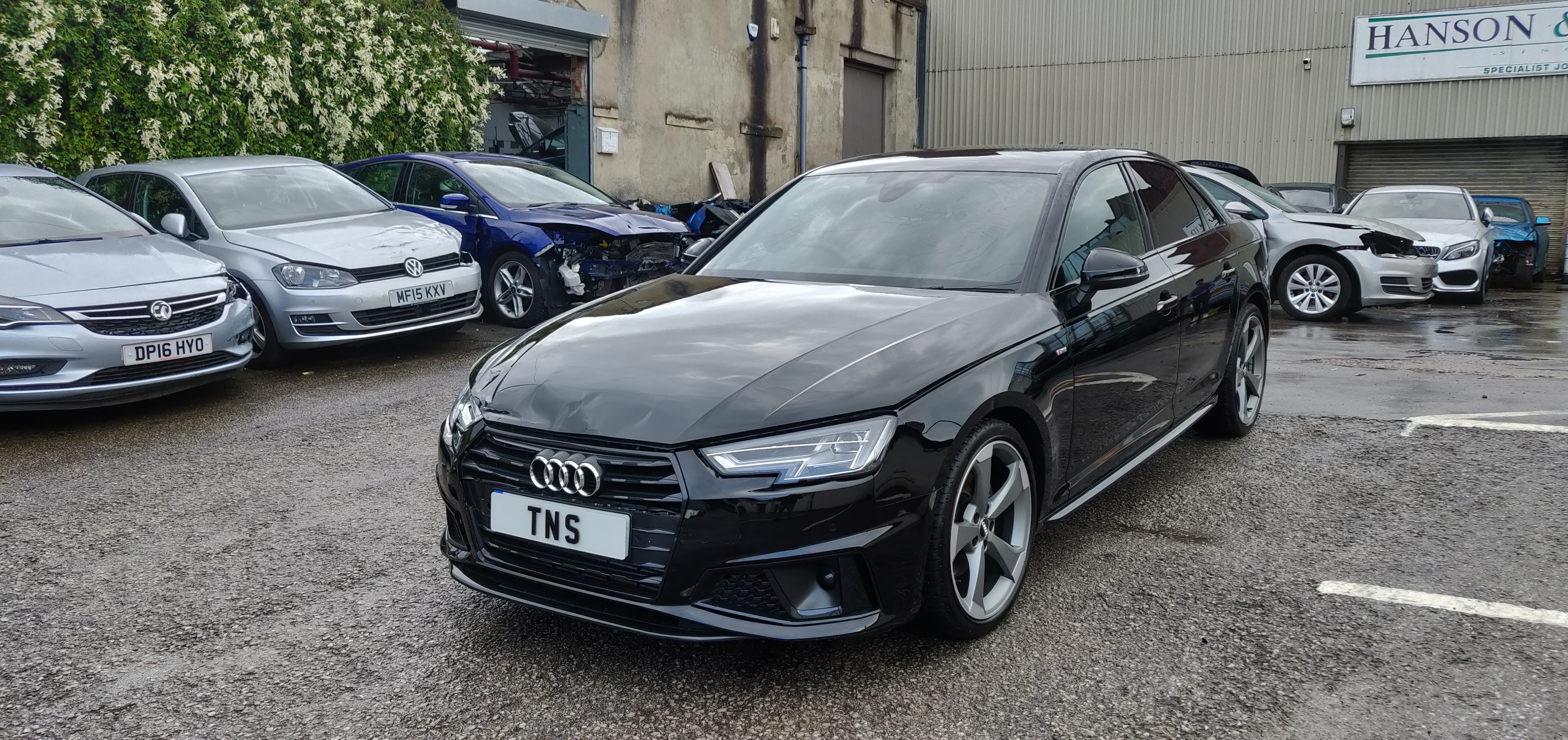 2019 19 AUDI A4 2.0 TFSI 35 BLACK EDITION AUTO UNRECORDED DAMAGED SALVAGE