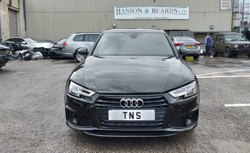 2019 19 AUDI A4 2.0 TFSI 35 BLACK EDITION AUTO UNRECORDED DAMAGED SALVAGE