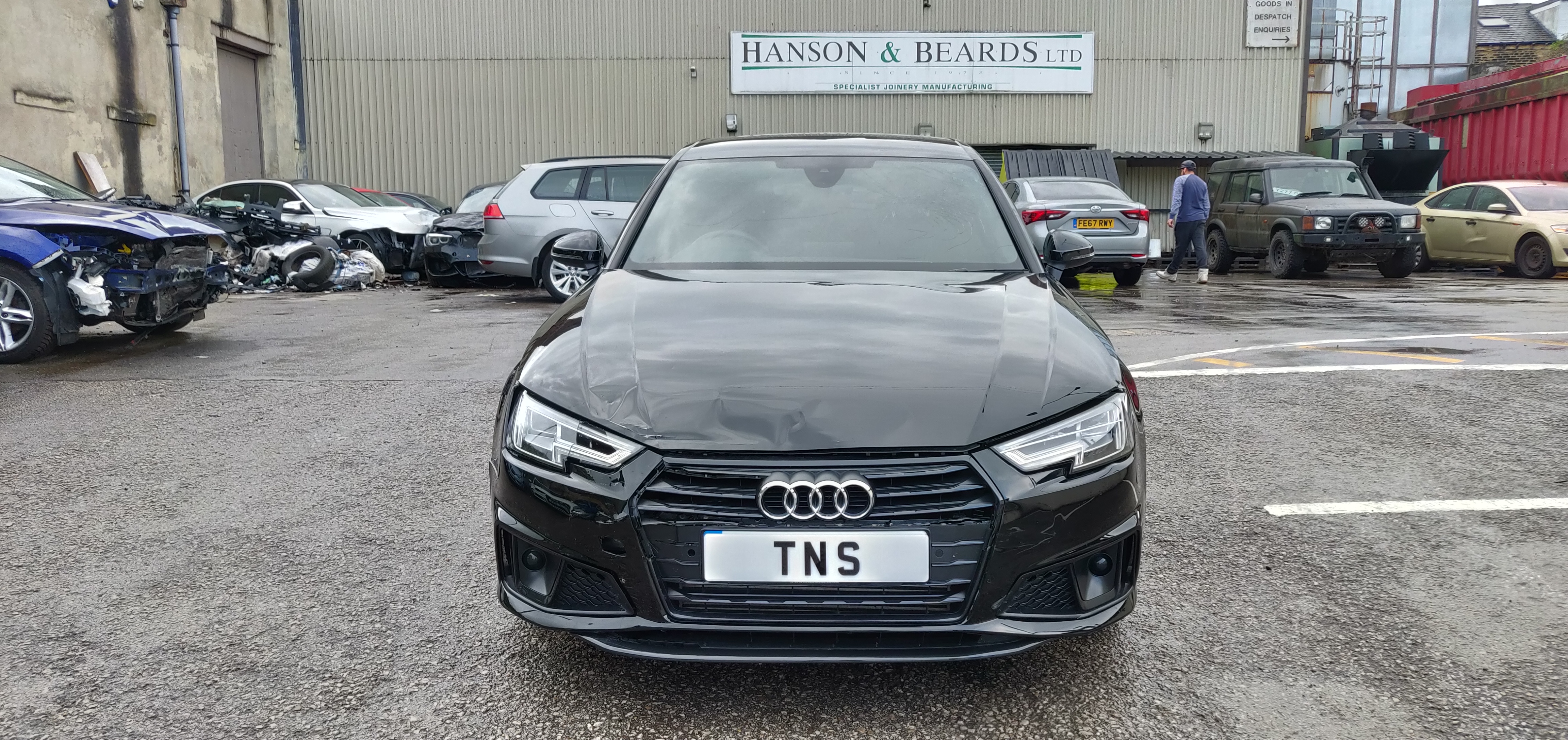 2019 19 AUDI A4 2.0 TFSI 35 BLACK EDITION AUTO UNRECORDED DAMAGED SALVAGE