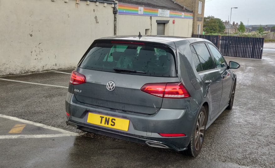 2018 VOLKSWAGEN GOLF R-LINE 1.5 TSI EVO UNRECORDED DAMAGED SALVAGE