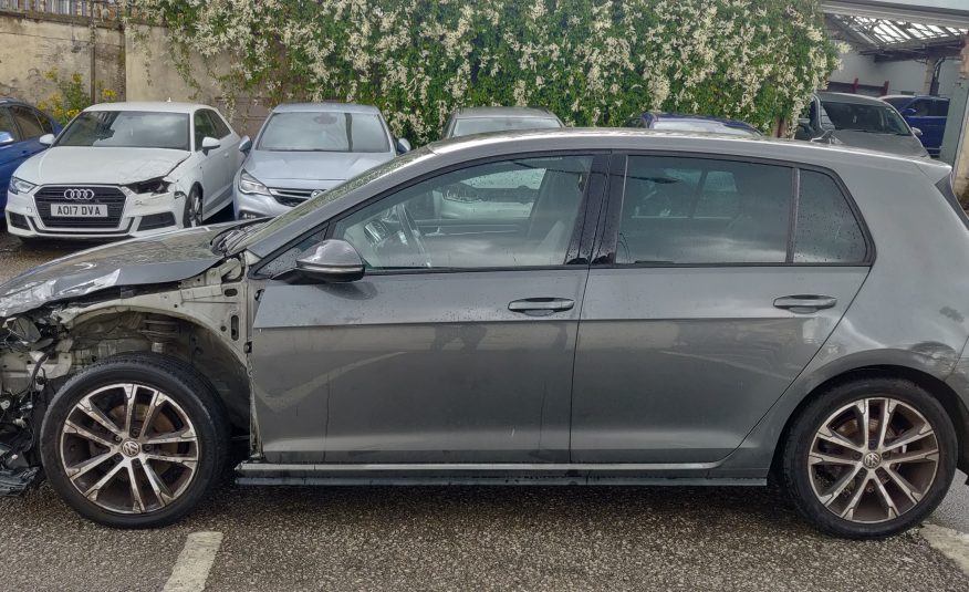 2018 VOLKSWAGEN GOLF R-LINE 1.5 TSI EVO UNRECORDED DAMAGED SALVAGE