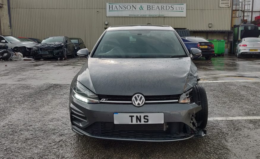 2018 VOLKSWAGEN GOLF R-LINE 1.5 TSI EVO UNRECORDED DAMAGED SALVAGE