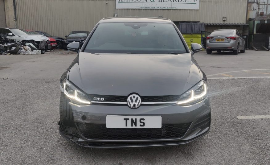 2019 19 VOLKSWAGEN GOLF GTD 2.0 DSG AUTO TDi UNRECORDED DAMAGED SALVAGE