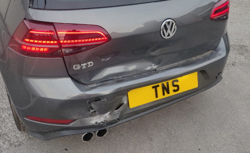 2019 19 VOLKSWAGEN GOLF GTD 2.0 DSG AUTO TDi UNRECORDED DAMAGED SALVAGE