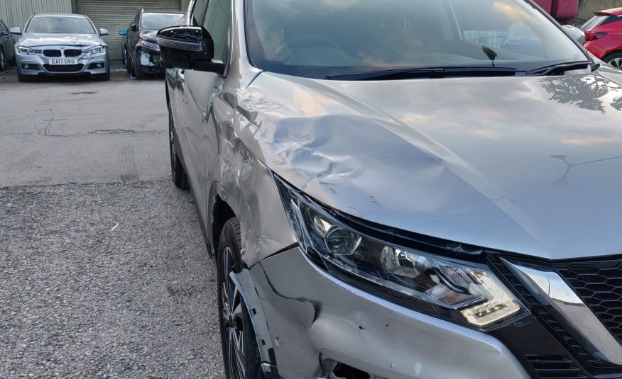 2019 19 NISSAN QASHQAI N-CONNECTA 1.5 DCI CAT S DAMAGED SALVAGE