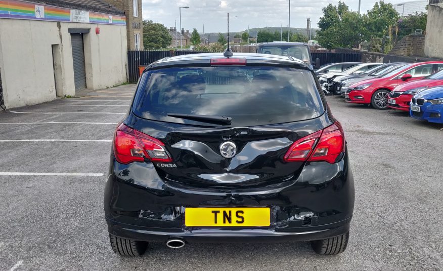 2019 19 VAUXHALL CORSA 1.4i SRI VX-LINE NAV BLACK ED. UNRECORDED DAMAGED SALVAGE