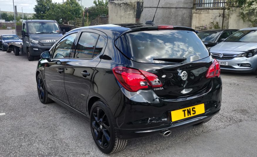 2019 19 VAUXHALL CORSA 1.4i SRI VX-LINE NAV BLACK ED. UNRECORDED DAMAGED SALVAGE