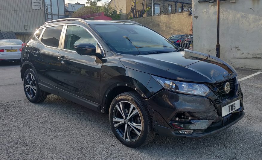 2018 18 NISSAN QASHQAI N-CONNECTA 1.5 DCI CAT S DAMAGED SALVAGE