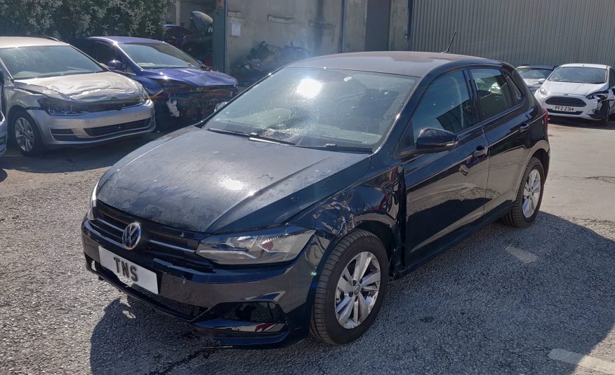 2019 19 VOLKSWAGEN POLO 1.0 TSI BLUEMOTION UNRECORDED DAMAGED SALVAGE ...