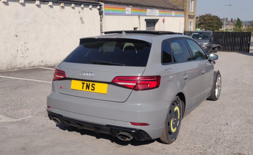 2018 AUDI RS3 2.5 AUTO SPORTBACK QUATTRO NARDO GREY UNRECORDED DAMAGED SALVAGE