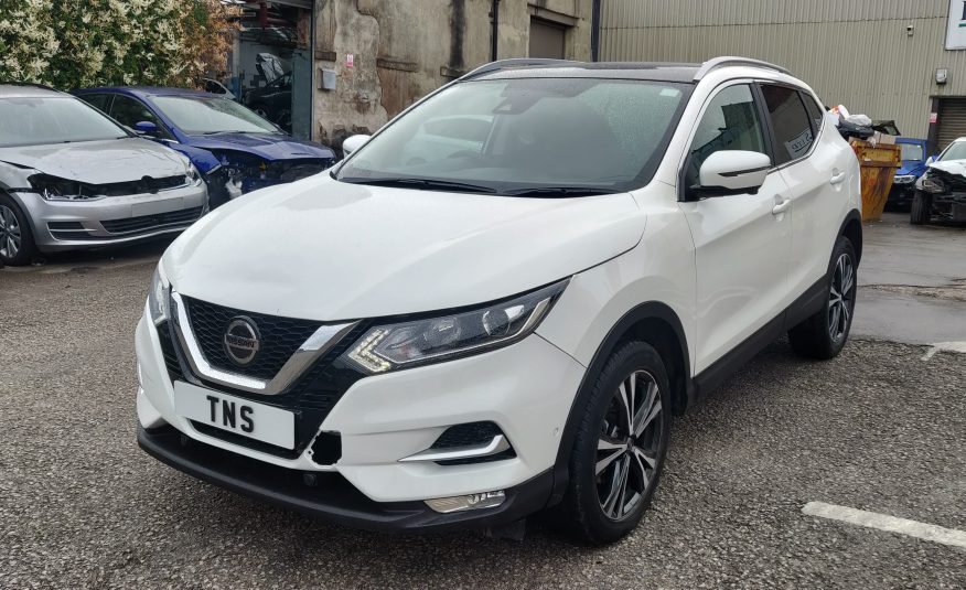 2018 68 NISSAN QASHQAI N-CONNECTA 1.5 DCI UNRECORDED DAMAGED SALVAGE